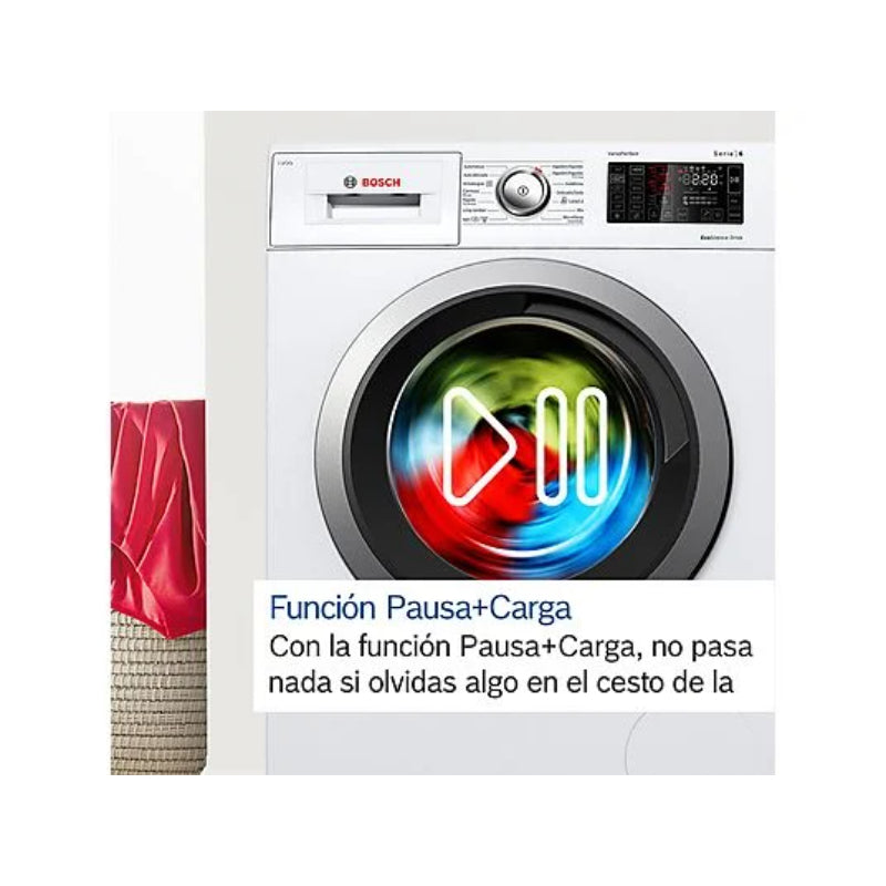 Lavadora Bosch WIW24307ES Integrable 8kg 1200rpm Clase C Motor EcoSilence SpeedPerfect