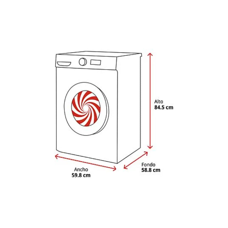 Lavadora Bosch WUU28T63ES Carga Frontal 8kg 1400rpm Clase A Motor EcoSilence Blanco