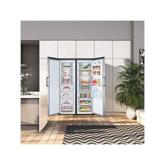 Congelador Vertical LG GFM61MBCSF, 324 l, 186 cm, Total No Frost, Inox Antihuellas