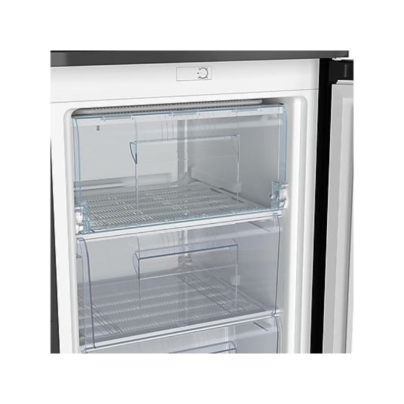 Congelador Vertical CHIQ CSD90D4D, 85 litros, 84.5 cm, Color Metálico Cepillado Oscuro