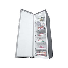 Congelador Vertical LG GFM61MBCSF, 324 l, 186 cm, Total No Frost, Inox Antihuellas