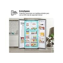 Frigorífico LG GSLC41PYPE Americano 638L Total No Frost Dispensador SIN TOMA DE AGUA Inox