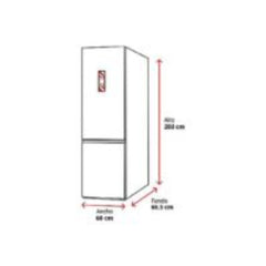 Frigorífico Combi Bosch KGN397ICT 363L Total No Frost VitaFresh XXL 203cm Clase C Inox