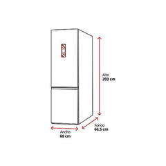 Frigorífico Combi Bosch KGN397ICT 363L Total No Frost VitaFresh XXL 203cm Clase C Inox