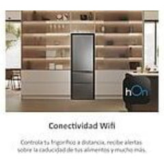 Frigorífico Combi Haier 3D 60 Series 5 HTW 5618CNMG 360L Total No Frost Clase C Inox