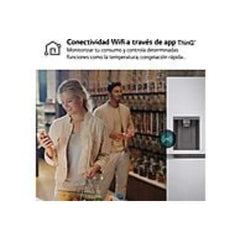 Frigorífico LG GSLV71PZTD Americano Total No Frost 635L Clase D Dispensador SIN TOMA DE AGUA Inox