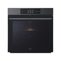 Horno a vapor LG WSED7665B, 76 L, Multifunción, Pirolítico + Vapor, Acero Negro Mate