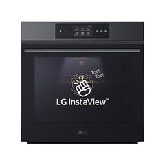 Horno a vapor LG WSED7665B, 76 L, Multifunción, Pirolítico + Vapor, Acero Negro Mate