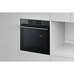 Horno a vapor LG WSED7665B, 76 L, Multifunción, Pirolítico + Vapor, Acero Negro Mate
