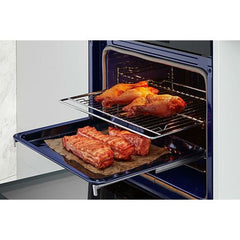 Horno a vapor LG WSED7665B, 76 L, Multifunción, Pirolítico + Vapor, Acero Negro Mate