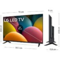TV LG 32LR60006LA Negro 32 Pulgadas LED Full HD | webOS Smart TV α5 AI Gen6
