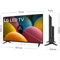 TV LG 32LR60006LA Negro 32 Pulgadas LED Full HD | webOS Smart TV α5 AI Gen6
