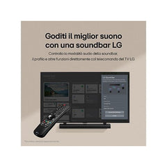 TV LG 55UT80006LA Preto 55 Polegadas 4K UHD | webOS Smart TV α5 AI Gen7