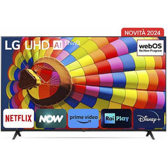 TV LG 55UT80006LA Preto 55 Polegadas 4K UHD | webOS Smart TV α5 AI Gen7