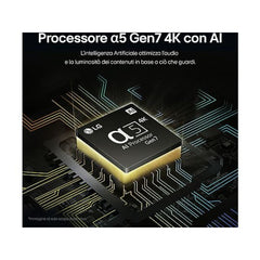 TV LG 55UT80006LA Preto 55 Polegadas 4K UHD | webOS Smart TV α5 AI Gen7