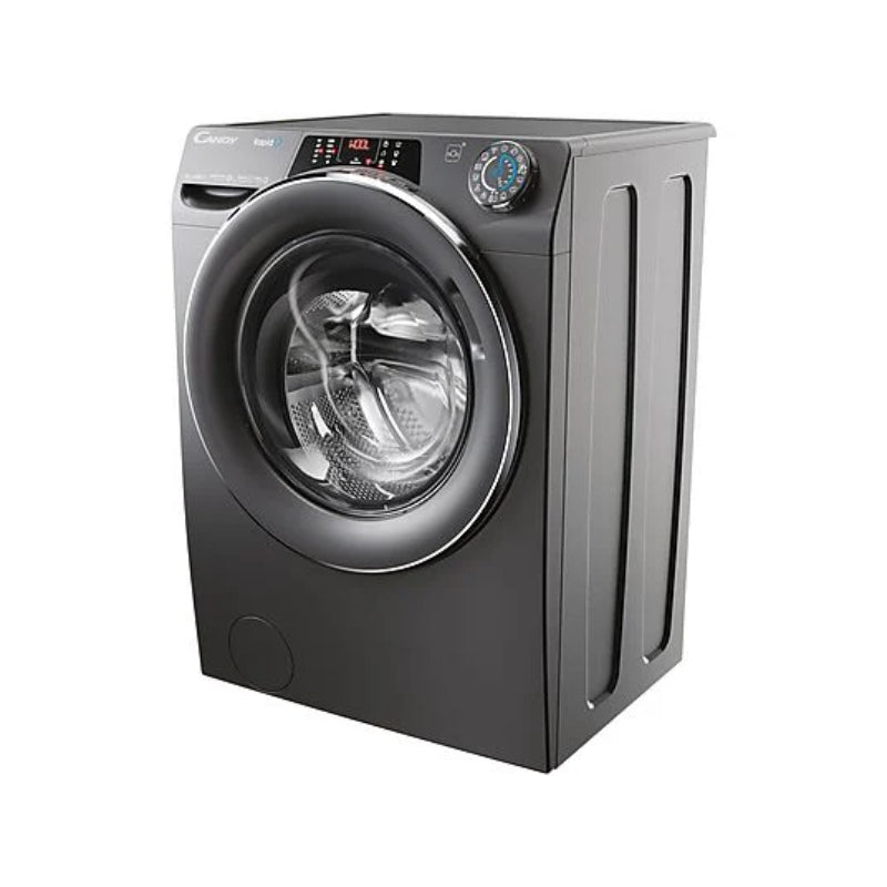 Lavadora Candy RapidÓ RO1484DWMCRT/1-S Carga Frontal 8kg 1400rpm Clase A Motor Inverter Antracita