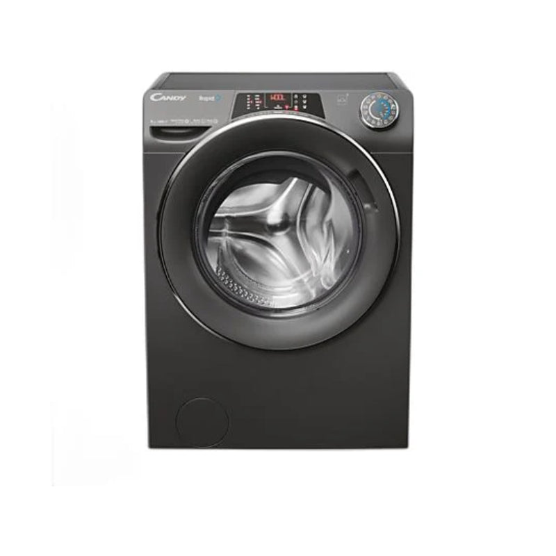 Lavadora Candy RapidÓ RO1484DWMCRT/1-S Carga Frontal 8kg 1400rpm Clase A Motor Inverter Antracita