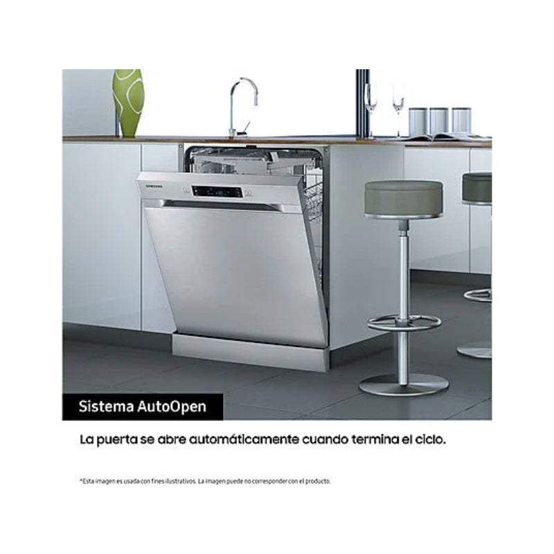 Lavavajillas Samsung DW60A6092FS/ET Independiente 14 Servicios Clase D Inox Bandeja Cubiertos