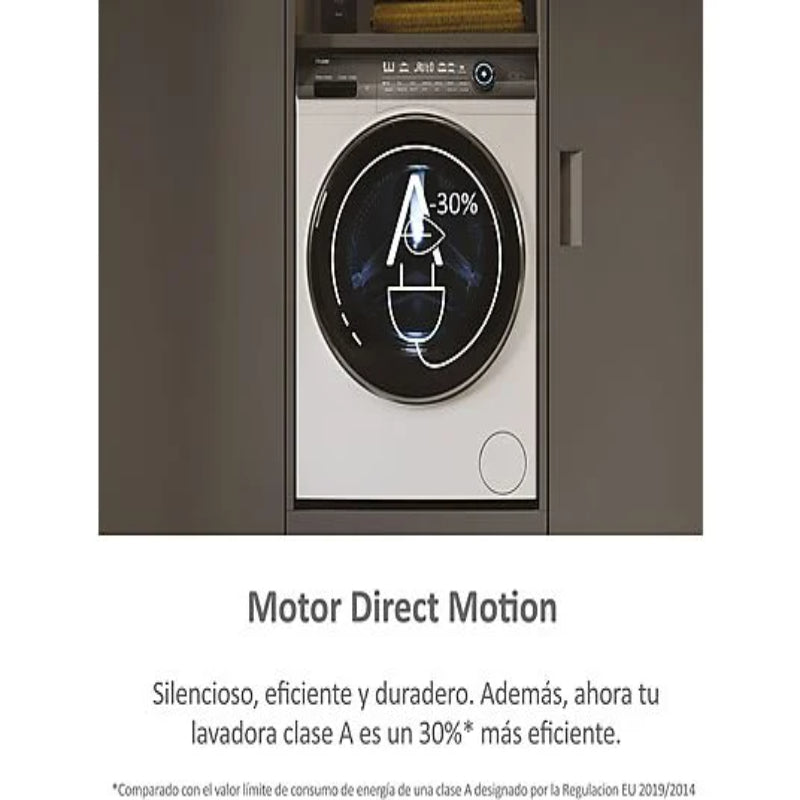 Lavadora Haier HW110B14979EUGIB I-Pro Series 7 Plus 11kg 1400rpm Clase A Direct Motion Wi-Fi
