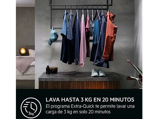 Lavadora AEG LFR7314O4C Serie 7000 Carga Frontal 10kg 1400rpm Clase A Motor Inverter Wi-Fi