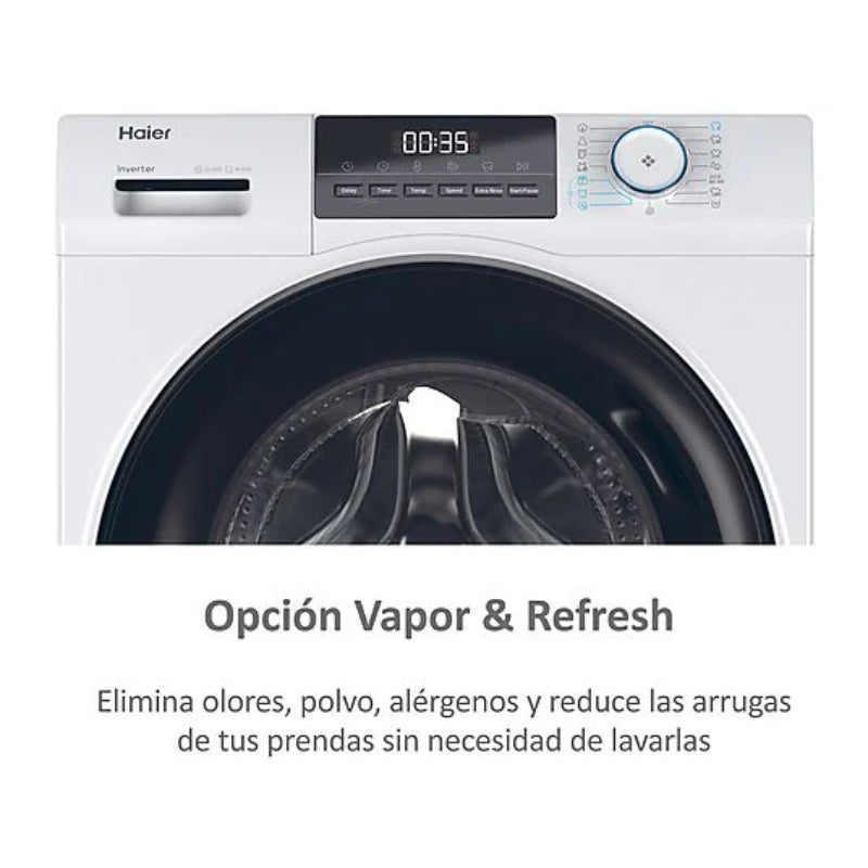 Lavadora Haier HW100-BP14929A-S I-Pro Series 1 10kg 1400rpm Clase A Motor Inverter Negro