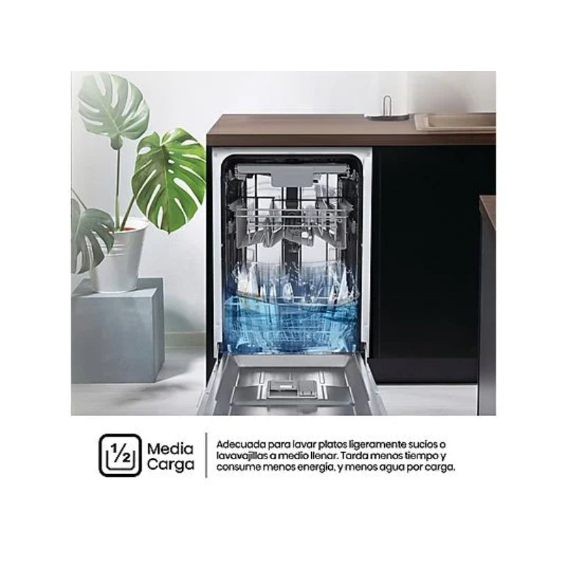 Lavavajillas Hisense HV543D10 Integrable 45cm 11 Servicios Clase D Motor Inverter Tercera Bandeja