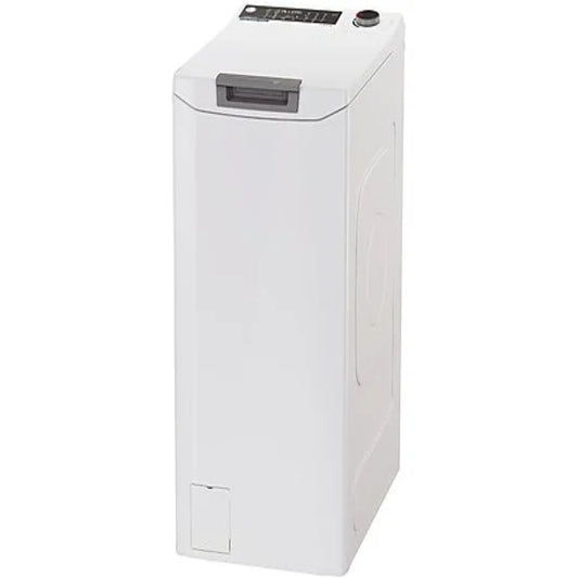 Lavadora Hoover THOS2856TM4-S Carga Superior 8.5kg 1400rpm Clase B Motor Inverter Wi-Fi Blanco