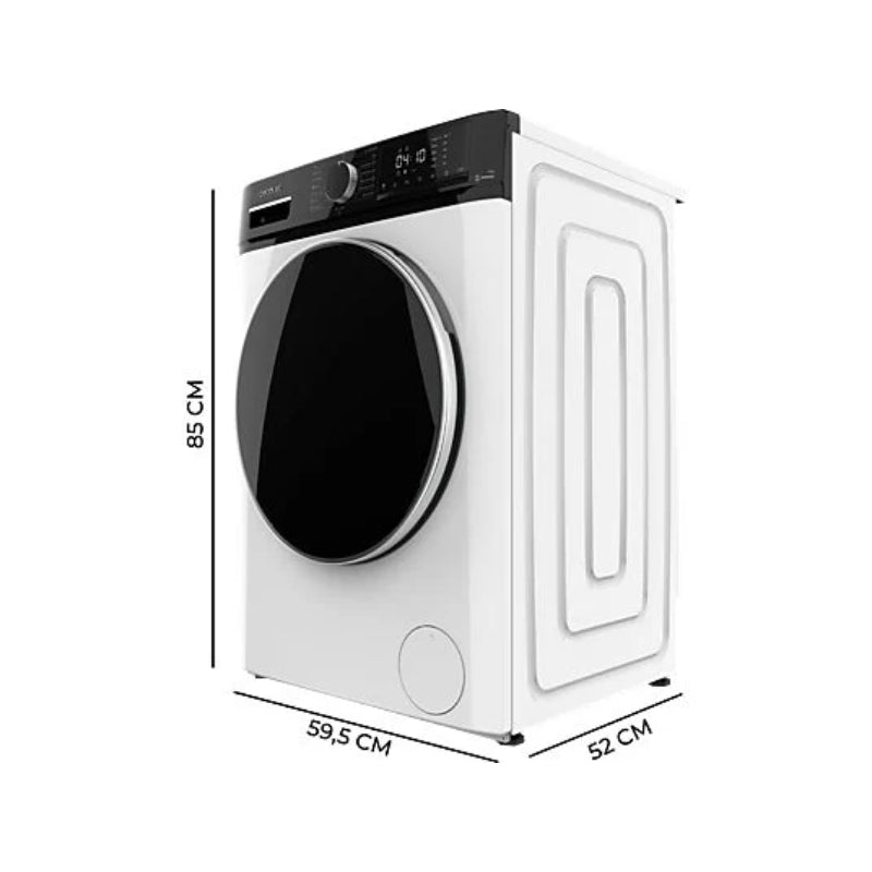 Lavadora Cecotec Bolero DressCode 8610 Carga Frontal 8kg 1400rpm Clase A Inverter Plus Steam Max Blanco
