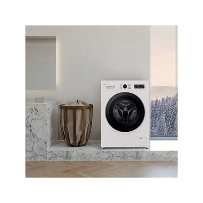 Lavadora LG F4X1009NWK Carga Frontal 9kg 1400rpm Clase A AI Direct Drive™ Steam™ Blanco Marfil