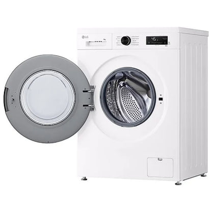 Lavadora LG F4X1009NWK Carga Frontal 9kg 1400rpm Clase A AI Direct Drive™ Steam™ Blanco Marfil