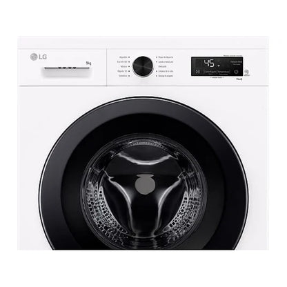 Lavadora LG F4X1009NWK Carga Frontal 9kg 1400rpm Clase A AI Direct Drive™ Steam™ Blanco Marfil