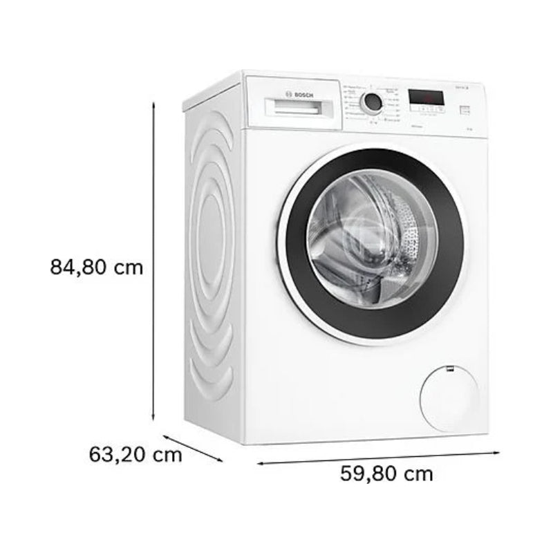 Lavadora Bosch WUU28T63ES Carga Frontal 8kg 1400rpm Clase A Motor EcoSilence Blanco