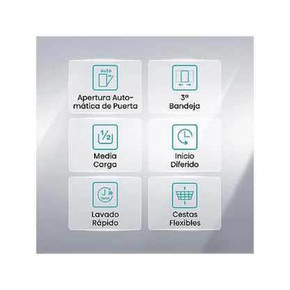 Lavavajillas Hisense HS623D10X Libre Instalación 14 Servicios Clase D Motor Inverter Inox