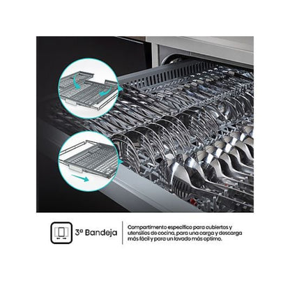 Lavavajillas Hisense HS623D10X Libre Instalación 14 Servicios Clase D Motor Inverter Inox