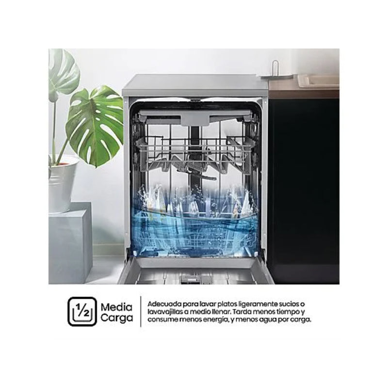 Lavavajillas Hisense HS623D10X Libre Instalación 14 Servicios Clase D Motor Inverter Inox