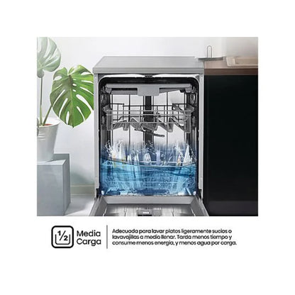 Lavavajillas Hisense HS623D10X Libre Instalación 14 Servicios Clase D Motor Inverter Inox