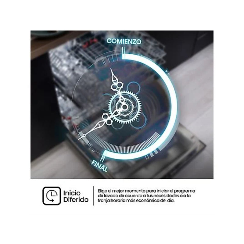 Lavavajillas Hisense HS623D10X Libre Instalación 14 Servicios Clase D Motor Inverter Inox