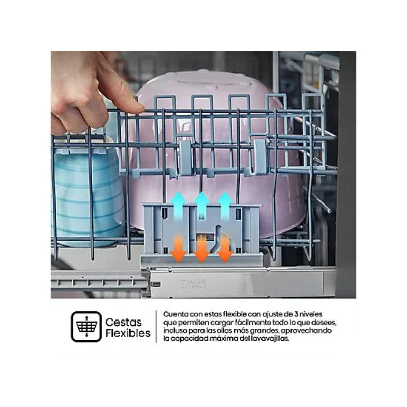 Lavavajillas Hisense HS623D10X Libre Instalación 14 Servicios Clase D Motor Inverter Inox