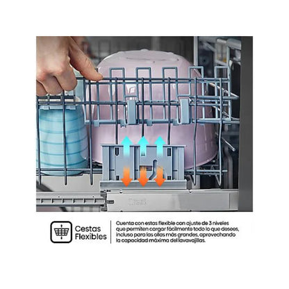 Lavavajillas Hisense HS623D10X Libre Instalación 14 Servicios Clase D Motor Inverter Inox