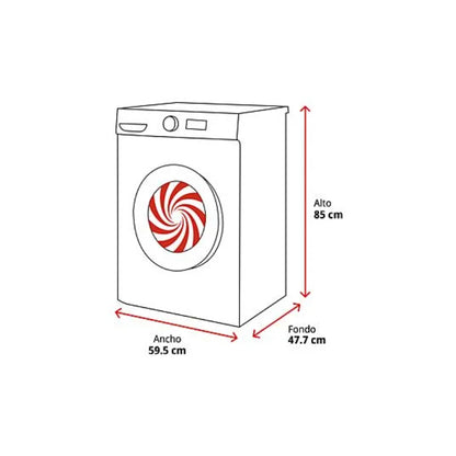 Lavadora Haier HW80-BP14929A-S I-Pro Series 1 8kg 1400rpm Clase A Motor Inverter Fondo 48cm Blanco