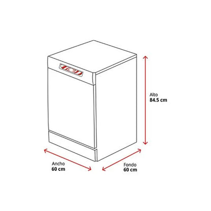 Lavavajillas Bosch SMS4EMW06E Serie 4 Independiente 14 Servicios Clase B Home Connect Blanco