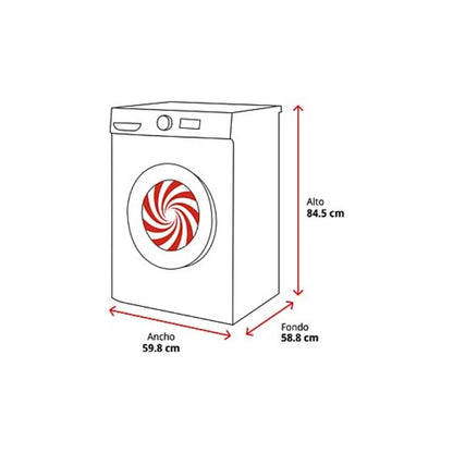 Lavadora Bosch WUU28T63ES Carga Frontal 8kg 1400rpm Clase A Motor EcoSilence Blanco