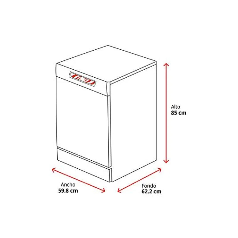 Lavavajillas AEG FFB64617ZM Serie 6000 Independiente 13 Servicios Clase C AirDry Inox
