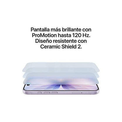 Apple iPhone 17 Lavanda 256 GB Smartphone 6,3 Pulgadas Chip A19 5G