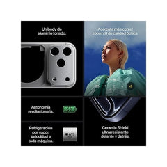 Apple iPhone 17 Pro Laranja Cósmica 256GB Smartphone 6.3 polegadas Chip A19 Pro 5G