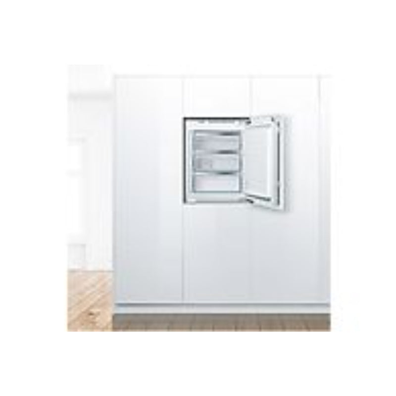 Congelador Bajo Encimera Bosch GIV11AFE0, 72 litros, Integrable, Blanco