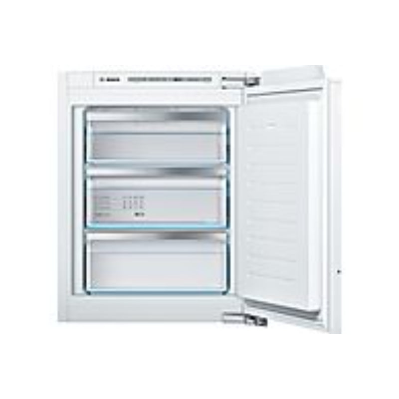 Congelador Bajo Encimera Bosch GIV11AFE0, 72 litros, Integrable, Blanco