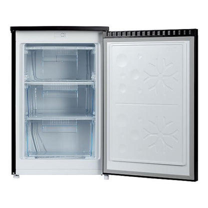 Congelador Vertical CHIQ CSD90D4D, 85 litros, 84.5 cm, Color Metálico Cepillado Oscuro