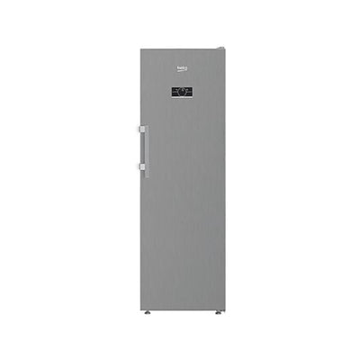 Congelador Vertical BEKO 7283640894, 313 l, 186,5 cm, Acero, No Frost