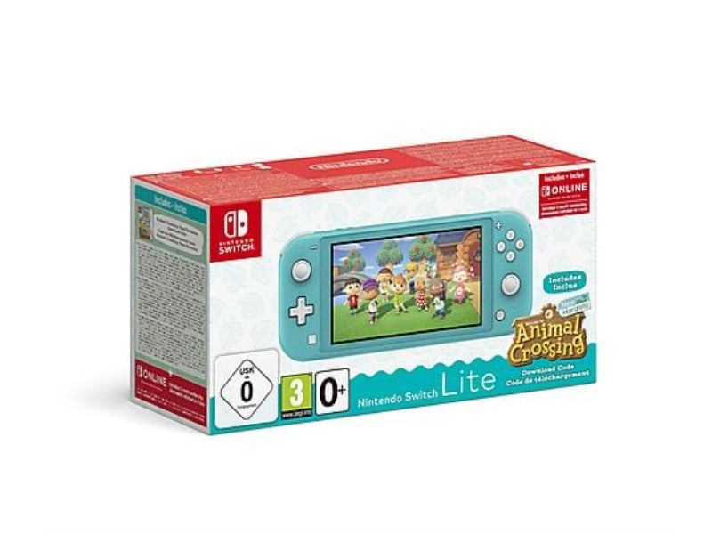 Nintendo Switch Lite Azul – Consola portátil con 32 GB y Animal Crossing (Código digital)